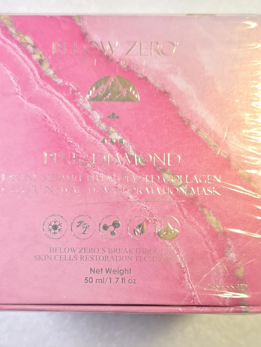 Fine Diamond Pink Renewal Collagen Facial Mask